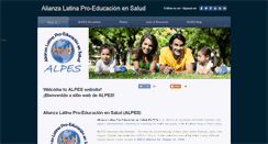 Desktop Screenshot of alpesnc.org